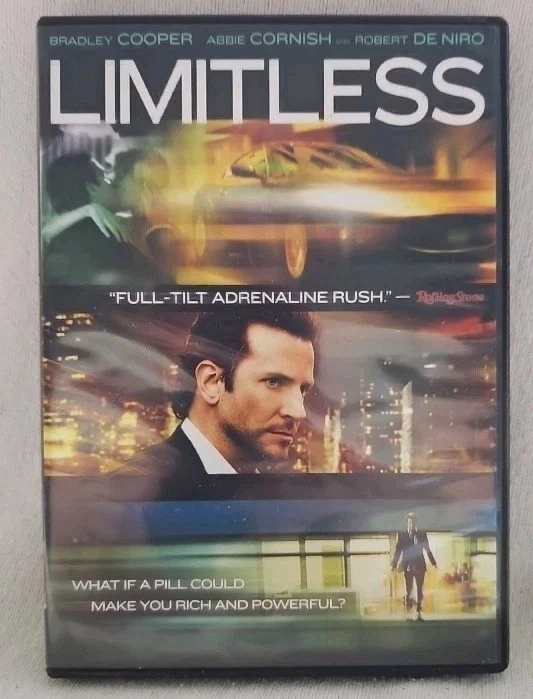 Limitless DVD Bradley Cooper Abbie Cornish Robert De Niro  Mesmerizing - Image 1 of 1