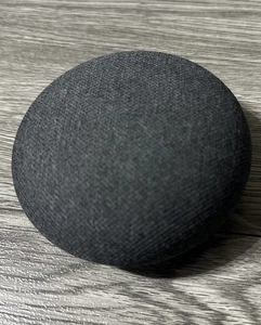 Google Home Mini 1st Gen Smart Speaker. H0A With UK Adapter Plug Dark Grey - Picture 1 of 4