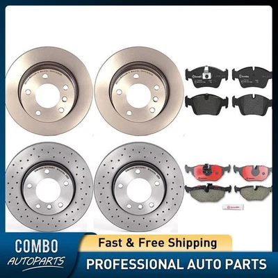 适用于宝马 Z4 2003 - 2005 前后盘式制动垫套装盘式制动转子 — 第 1/4 张图片