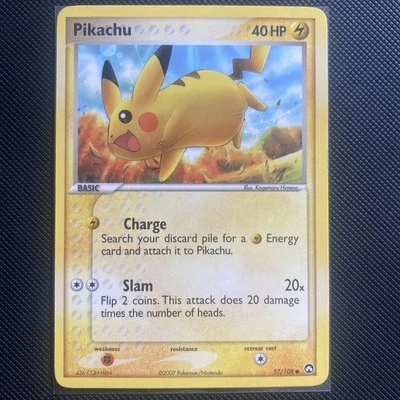 Pokémon : Pikachu 57/108 - ex Power Keepers - Deutsch - Nm - Extrem selten ￼ - Bild 1 von 3
