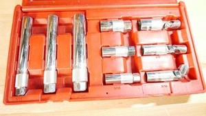 Mac Tools SC1328R Snap On Spark Plug Socket Set 9 Pieces 6-pt 3/8" Drive - Picture 1 of 5