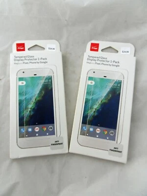 2 NEW Verizon Anti Fingerprint Tempered Glass Screen Protectors for Google Pixel - Image 1 of 3
