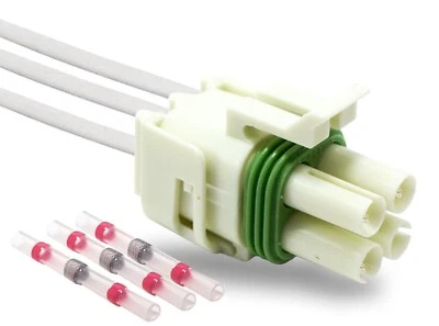 DELPHI (4-PIN) Torque Converter TCC 700R4 4L60 Connector Pigtail Harness - Image 1 of 3