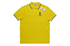With Tags PRADA Limited Edition Mens Polo Shirt Yellow Sz MEDIUM AUJ000