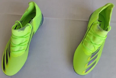 Mens Size 4.5 Neon Green Adidas X Ghosted.1 FG J Soccer Cleats EG8180 - Image 1 of 4