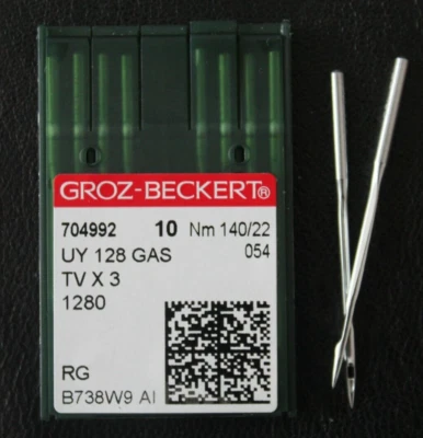 Groz Beckert Nähmaschinennadel Overlocknadeln UY 128 GAS Nadelstärke 140/22 - Bild 1 von 4