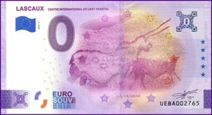 LASCAUX / BILLET 0 € / NULL EURO-SCHEIN / UEBA 2022-8 - Imagen 1 de 1