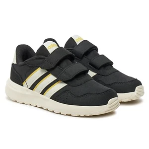 Adidas Run 60s Children Kids Boys Girls Sneaker Black School Shoe #436 - Picture 1 of 9