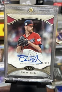 Autógrafo Topps Tier One Shane Bieber 2020 185/299 Cleveland Guardians 🔥🔥 - Imagen 1 de 3