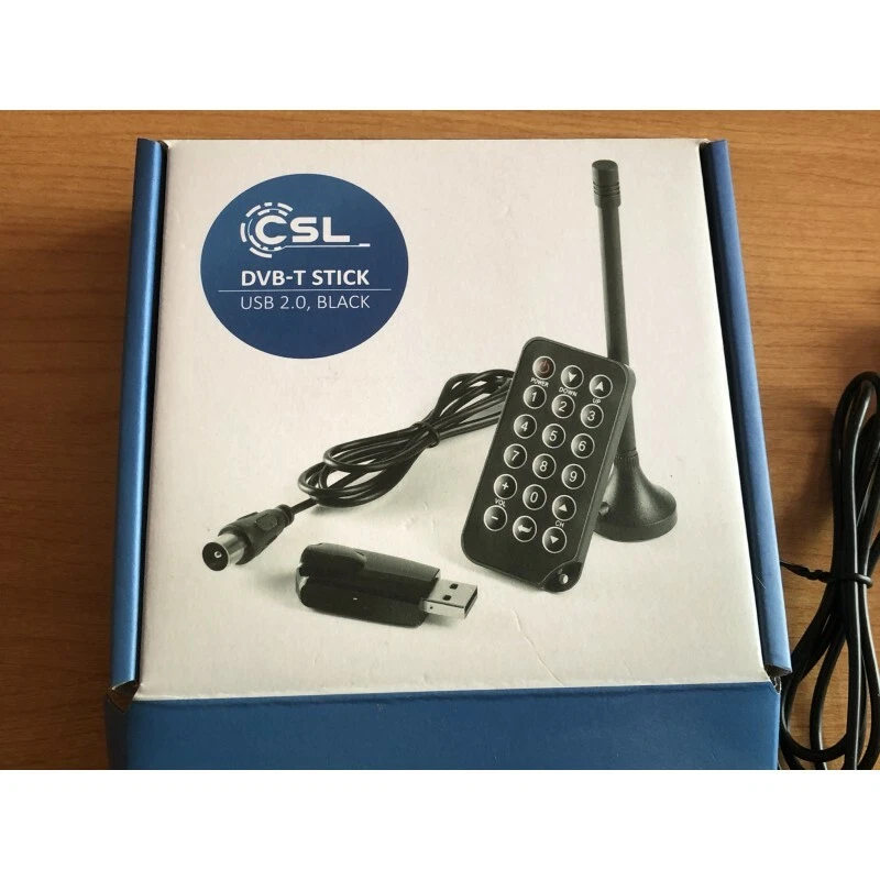 Sintonizador TDT Ordenador USB CSL DVB-T Stick 21129 Negro - Imagen 1 de 1