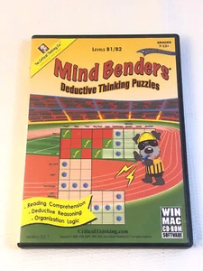 MIND BENDERS Critical Thinking Deductive Thinking Logic Reasoning Skills MAC PC - Picture 1 of 6