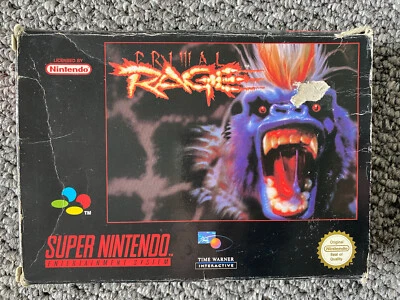 Primal Rage SNES. UK PAL Game Boxed w/ Manual.Primal Rage For Super Nintendo - Image 1 of 4