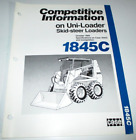 Case 1845C Skid Steer Uni Loader Competitive Information Sales Brochure Original
