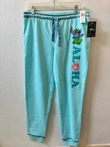 Disney Lilo And Stitch Womens Jogger Pants,Stitch, Size: M - Picture 1 of 5
