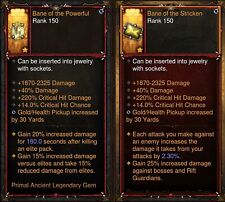 DIABLO 3-PS4/5/-22 PRIMAL MODDED GEMS WITH PICKUP INCREASED FOR HARDCORE