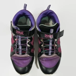 Scarpe da tennis Everlast Sport Ragazze LA Lighted Sneaker Rosa Viola Taglia 6M - Foto 1 di 8