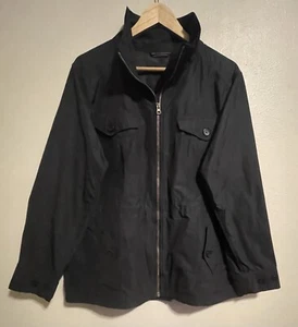 Vtg, LL Bean Women’s Size XL, Full Zip Black Windbreaker Jacket. J1546 - Picture 1 of 8