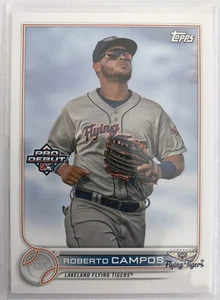2022 Topps Pro Debut #PD172 Roberto Campos SP Image Variation Tigers - Picture 1 of 1