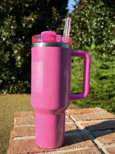 Starbucks X Target Pink Winter Stanley 40 Oz Cup | Starbucks Winter Tumbler - Picture 1 of 10