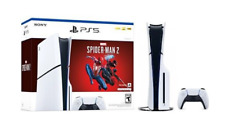 Sony PS5 Slim Blu-Ray Edition Marvel's Spider-Man 2 Bundle 1TB Video Game Console - White