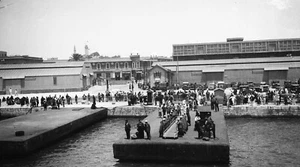 TUNISIE c. 1935 - Port Quais - Négatif 11x7 - 7 - Bild 1 von 1