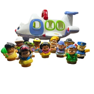 Fisher Price Little People Lil Movers Air Plane and Figures Lot - Picture 1 of 3