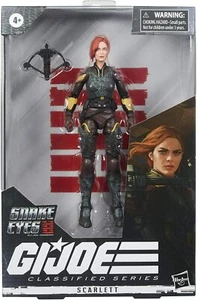 Figura de acción GI Joe Classified Series Snake Eyes Wave 3 SCARLETT 6" - Imagen 1 de 3