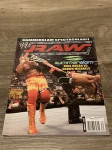 RARE VINTAGE WWE RAW MAGAZINE AUGUST 2005!! Poster + 3 FREE WWE TRADING CARDS!!! - Picture 1 of 24