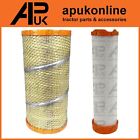Inner And Outer Air Filter Set For Renault Ares 610 616 Kubota M8200 M9000 Tractor