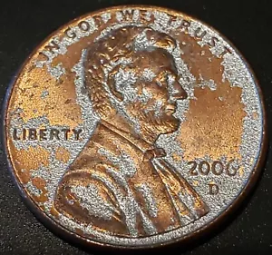 2006 D Lincoln shield cent improperly annealed? - Picture 1 of 2