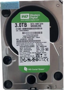 Apple Certified 3TB HD 3.5" WD WD30EZRS for Mac Pro, iMac, eMac, macOS, OS X - Picture 1 of 3