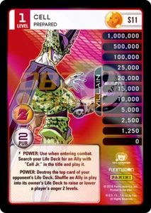 Célula S11 Dragon Ball Z JCC Panini Awakening, Preparada Alta Tecnología Rainbow Prizm - Imagen 1 de 2