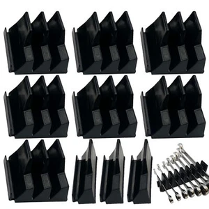 10Pcs Tool Box Widget Magnetic Wrench Holders Pro Series for Tool Drawer Storage - Foto 1 di 9