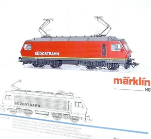 Marklin AC HO 1:87 Swiss SBB Re 446 "SÜDOSTBAHN" ELECTRIC LOCOMOTIVE MIB`98 RARE - Picture 1 of 11