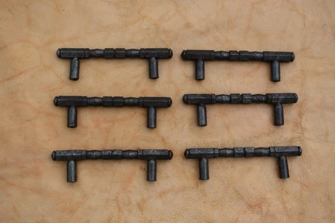 antique style door gate handle cast iron vintage cast pull drop handle 6 pcs Cover