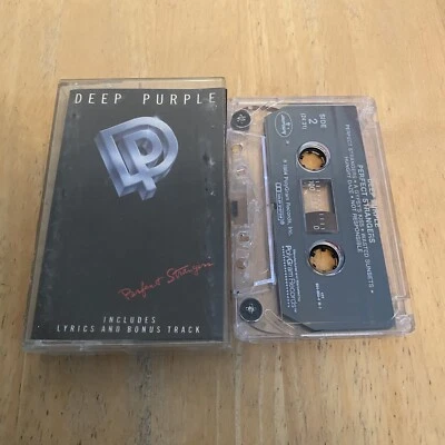 Deep Purple - Perfect Strangers Cassette Tape Album Rare USA Import Clear Shell - Image 1 of 4