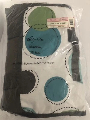 Thirty-One "About Town Blanket" -Happy Dot- retirado - nuevo en bolsa 324468S10 Foto 1 de 4