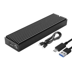M.2 NVME Portable Enclosure Externally Adapter Case with LED Light Hard Drive - Photo 1/8