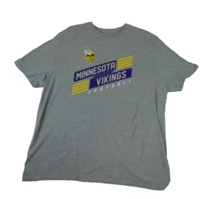 Minnesota Vikings Football Gray T-shirt NFL Team Apparel Size 3XL - Picture 1 of 13