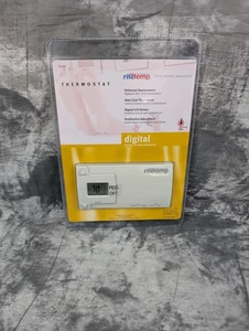 RiteTemp 8029B Thermostat Heat Cool 24V C-Wire Mercury Free Digital Display - Picture 1 of 15