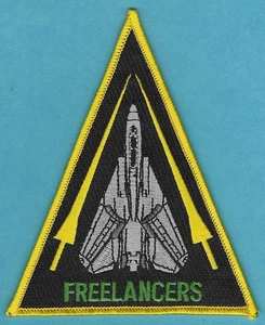 U.S. NAVY VF-21 FREELANCERS FIGHTER SQUADRON F-14 AIRCRAFT PATCH - Picture 1 of 1