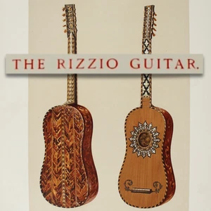 1888 Bellas Artes Litografía GUITARRA RIZZIO Hipkins Español Gibb Era Victoriana Impresión - Imagen 1 de 5