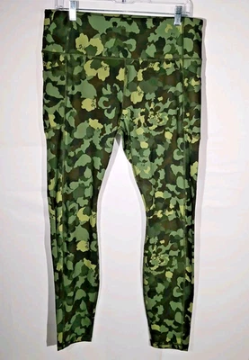 NWT Avia Women's Green Camo Active Leggings w Pockets Size XL (16-18) - Image 1 of 4