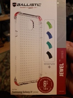 BALLISTIC Jewel Series para Samsung Galaxy J7 (2018) Cojines de Silicona - Transparente Nuevo Foto 1 de 4