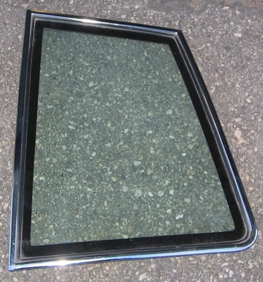 1981 Chevy Monte Carlo LH Rear Quarter Window Glass Soft-Ray PPG Chrome 81 - 88? - Image 1 of 4