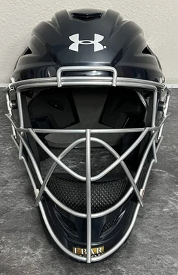 安德玛胜利系列棒球捕手头盔面具尺寸 7 - 7 1/2 UAHG2AVS — 第 1/4 张图片