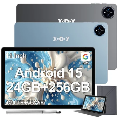 2025 Última Tablet PC 24GB RAM 256GB ROM Android 15 Octa-Core 8000mAh USB-C/OTG - Imagen 1 de 4