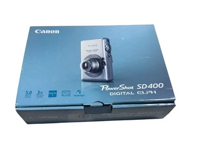 佳能 PowerShot SD 400 数码 ELPH 变焦相机充电器 外壳 SD 卡光盘手册 — 第 1/4 张图片