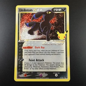 Umbreon Gold Star 17/17 Pokemon Celebrations Holo Karte - Bild 1 von 7