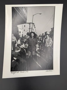 Iconic Rare Steve Brown Signed Jerry Garcia Print Haight St 3/3/68 San Francisco - Picture 1 of 12